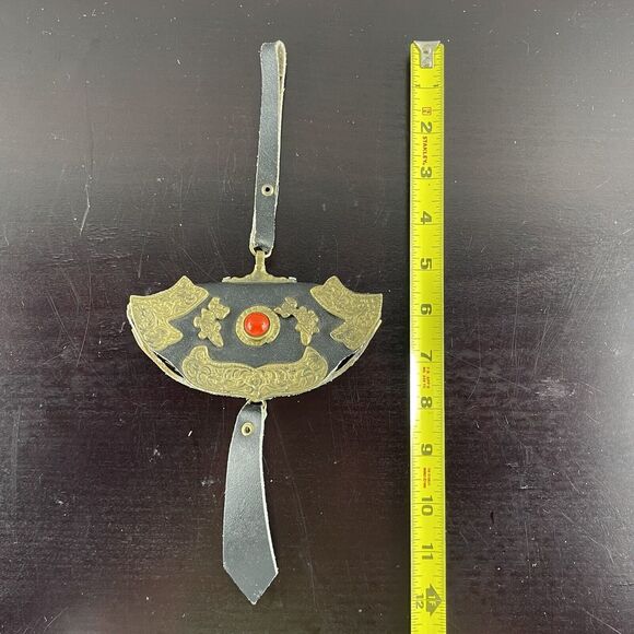 ANTIQUE Tibetan Fire Mecha Match Striker Leather Flint Pouch Purse RARE - Picture 14 of 16